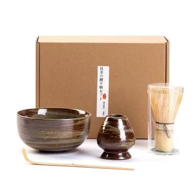 Japanese Hundred Benli Matcha Brush Set Ceramic Matcha Tools Tea Whisk for Li Song Dynasty Tea Set Gift Set