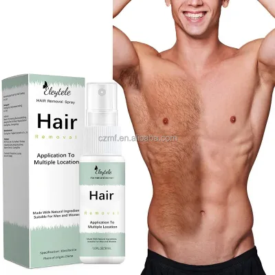 Custom Logo Natural Natural Painless Permanent Men Private Parts Legs Facial Body Quick Hair Removing Hair Removal Cream Spray
