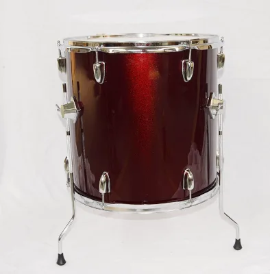 5-drum and 3-cymbal Drum Set Red Color Hot Model Factory Wholesale Customized Logos Are Available for Large Quantities