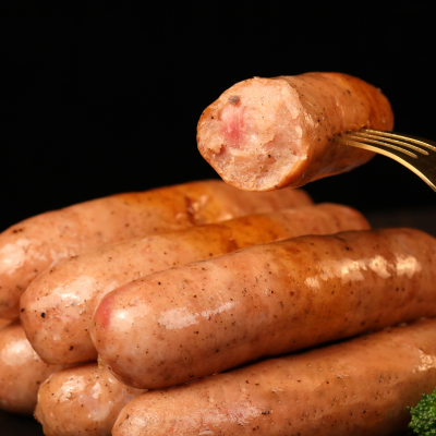 High End Authentic Pure Meat Hot Dog No Additive Sausage Crisp Sausage Grilled Roast Roasted Beef Sausage with Black Pepper