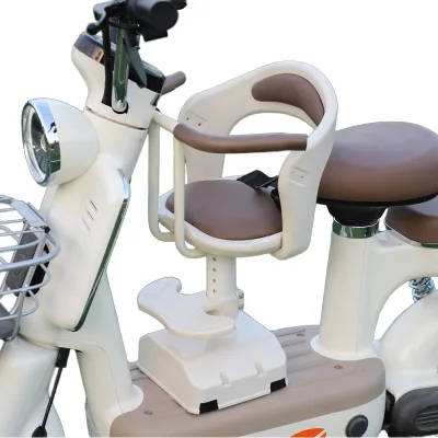 Kids Safety Seat (Baby Seat) for Electric Motorcycle Road Bicycles Front Seat Cover Body Protection Plastic/Bicycle saddle