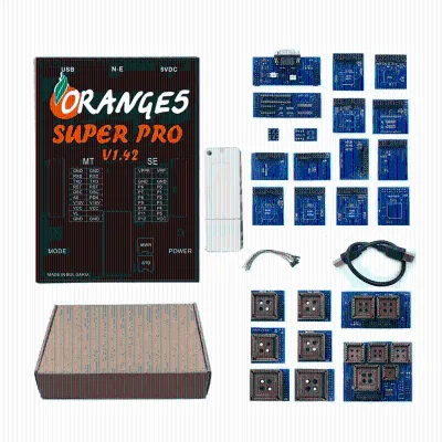 Orange5 Super Pro V1.42 Professional ECU Code Reader New Authorized Programmer with Full Activation and 1 Year Warranty