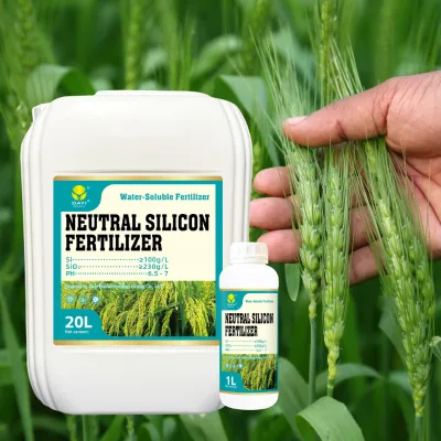 Silicon-Enriched Biological Fertilizer Liquid State Stronger Crops & Higher Profits-Better Than Traditional NPK