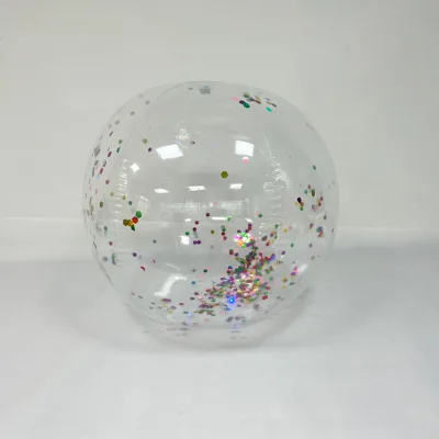 Giant Glowing Inflatable Ball - Glow-in-the-Dark Fun for Outdoor Play and Parties