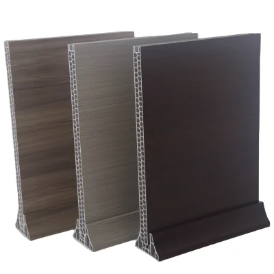 JIANMU Modern Fireproof Waterproof Plastic Partition Panel for Indoor Wall Decoration Easy Installation 400*26MM