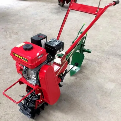 Micro Cultivator Crawler Rotary Cultivator Small Diesel Tractor Ditching Seeding Multi Functional Agricultural Plow Motor Engine
