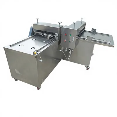 Stainless Steel New 220V High Productivity Ham Small Cube Cutting Machine / Food Customized Dicing Cutting Machine
