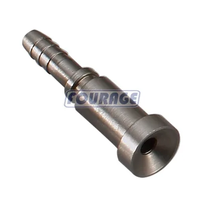 Stainless Steel Concave Seat Crimp Fitting Male an Brake Line Hose End Fittings