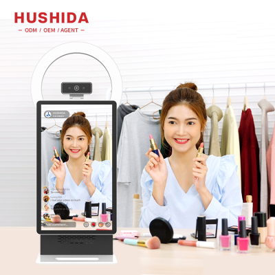 Live Video Multimedia Online Streaming 15.6 Inch Mobile 1080P HD Media Live Machine Equipment