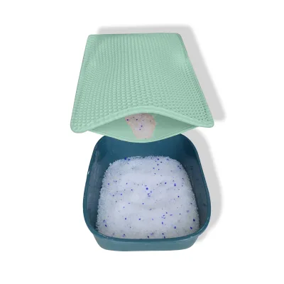 Double Layer Sale Cat Litter Mat Waterproof Urine Proof Trapping Mat Eva Material Mesh Sieve Easy Cleaning