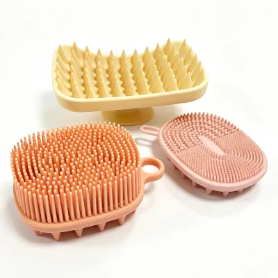 CHINFAI New Designer Professional Silicone Brush for Tanning Makeup Lotion Face Body Massage Wholesale