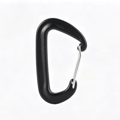 Hanging Accessory Sturdy Alloy Build D Contour Design Quick Clasp Outdoor Backpack Site D Shape Aluminum Carabiner Clip