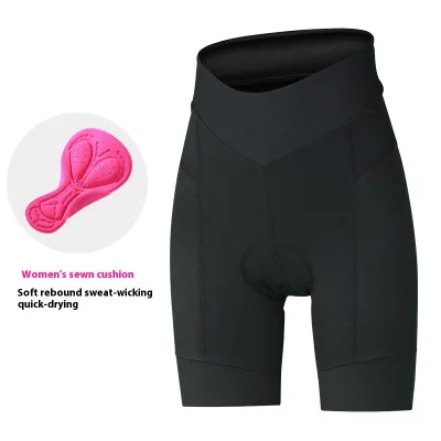 Women's 3/4 Cycling Shorts Bottom Solid Color Quick-Dry Breathable Bike Pant Anti-Chafing Adults Custom Polyester Ride Sportwear