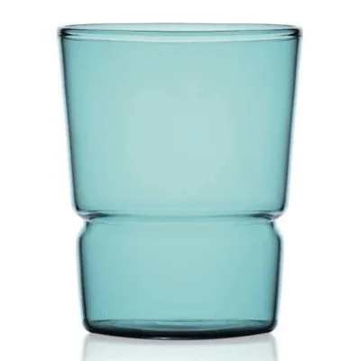 Wholesale Custom Desktop Decoration 280ml Storage Color High Borosilicate Glass Mug