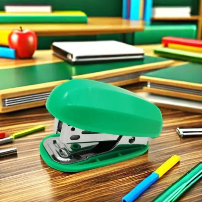 China Factory Basic Small Cute Portable Stapler 24/6 12 Sheets Plastic Mini Desktop Office Manual Stapler for Home School