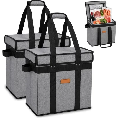 Premium Outdoor Travel Camping Picnic Food Storage Waterproof Thermal Bag with Handle Insulated Cooler Box