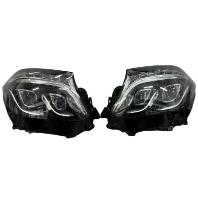 High-Quality 12V 60W White LED Headlight Assembly for Mercedes GLS W166 Class W213 Model 1668202300/1668202400