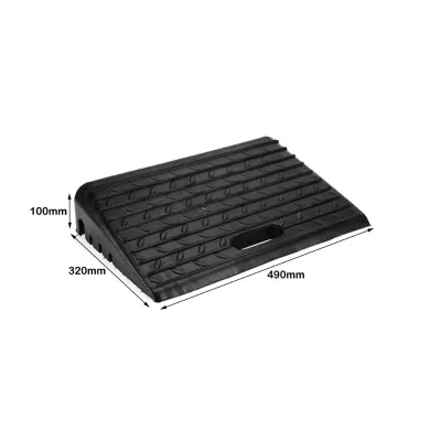 RR01 China Rubber Portable Heavy Duty Durable Garage Wheelchair Car Ramp Rubber Curb Ramp