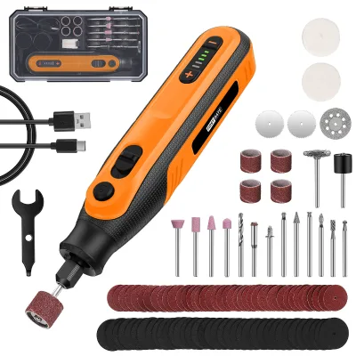 8v Mini Rotary Tool Die Grinder Kit Woodworking Electric 30000RPM 101pcs Cordless Mini Rotary Tool Kit
