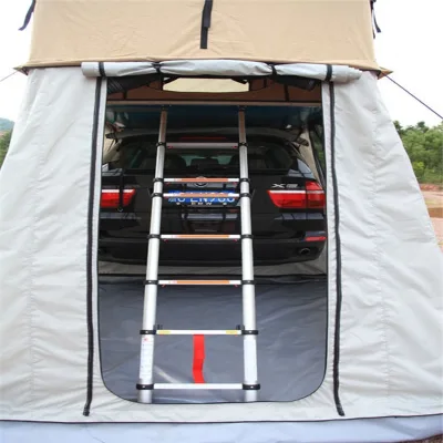 Heavy Duty Four-Season Camping Tent Two Bedrooms Living Room UV-resistant Canvas Waterproof Index 2000-3000mm for Outdoor Use