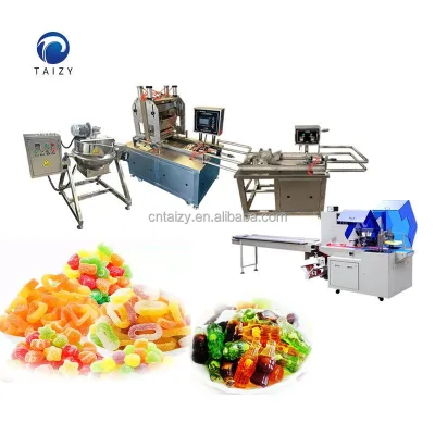 Gummi Bears Gummy Burger Candy Gummy Candy Making Pouring Machine