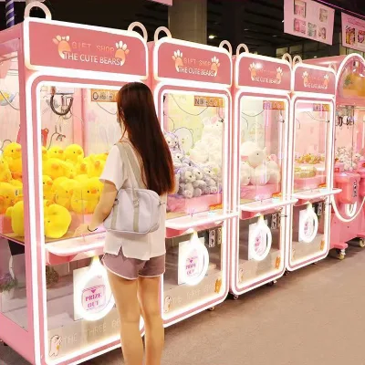 Cheap Toy House Claw Crane Machine with Coin Acceptor Toy Gashapon Vending Machine