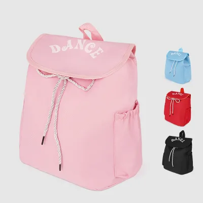 Pink Girls Ballet Dance Bags Waterproof School Bag Backpack