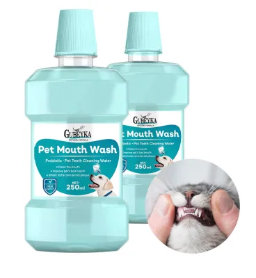 Pet Mouthwash Dental Water for Dogs and Cats Pet Mouth Wash Keep Teeth & Gums Healthy Teeth Cleaning