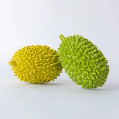 The New Design Simulates Sound Durian Shape Grinding Tooth Anti-Bite Dog Toy Pet Interactive Training Supplies