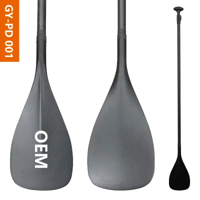 Carbon Fiber Fixed 2 Section 3 Section Paddle for Water Sports Lightweight Logo Dragon Boat Canoe Finishing Kayak SUP Paddle