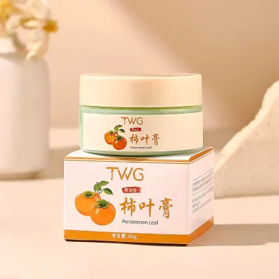 Private Label Persimmon Leaf Extracts Face Cream Moisturizing Soothing Nourishing Skin Care Products for Women Face Cream