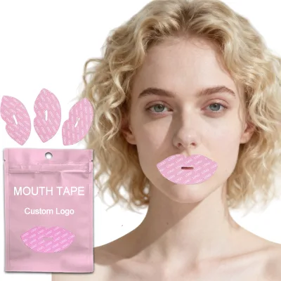 OEM Tin Box Better Sleeping Adhesive Mouth Breathing Tape Anti-snoring MouthTape Moisturizing Care Mouth Patches Face Tape