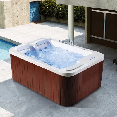 3 Person Outdoor Jaccuzzi Hot Tubs Air Jet Massage Plug and Play Spa Hottub Hydro Massage whirlpool Bathtub