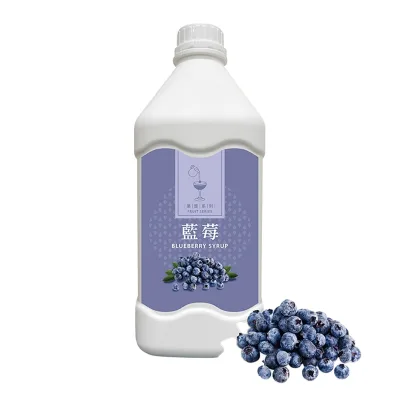 Blueberry Concentrated Syrup 2.5kg Fruit Series Bubble Tea Ingredient Bottle Packaging