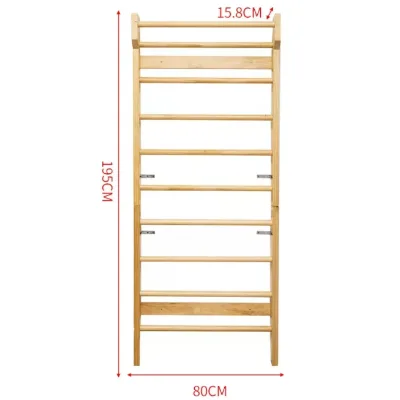 Indoor Wooden Ribbed Frame Multi-functional Rehabilitation Training Womens Leg Stretching Rack Climbing Frame Home Equipment
