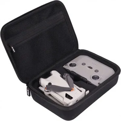 EVA Waterproof Storage Case for Mini 4 Pro/Mini 3/Pro Drone and RC-N1/RC-N2/RC-N3 Remote Controller Custom Black Factory