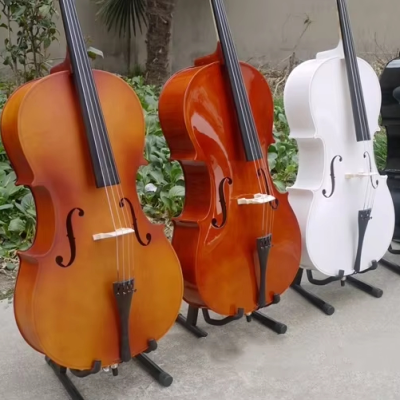High Quality Beginning Student Exam Grade Maple Wood Cello Color Practice Cello