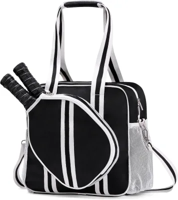 OEM Pickleball Bag Pickleball Tote Bag with Zipper & Adjustable Shoulder Strap or Men and Women