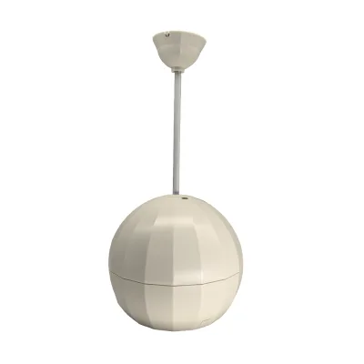 Indoor ABS Pendant Speaker15W Hanging Ceiling Speaker Black White Color for Shop Restaurant Background PA Audio System