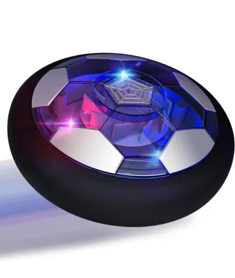 LED Lights Indoor Soccer Hover Ball Customizable Logo Sports Toy for Boys with Foam Bumper & EVA Fun Play Rechargeable Option