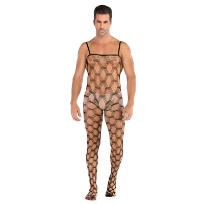 Sexy Man Unsex Pattern Hot Tight Body Stocking Bodystocking