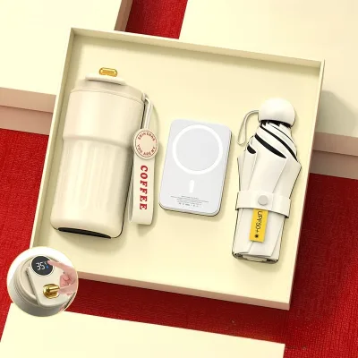 Exclusive Custom Logo Insulated & Eco-Friendly Coffee Cup Gift Set for Dad for Father's Day Christmas Corporate Events Daily Use