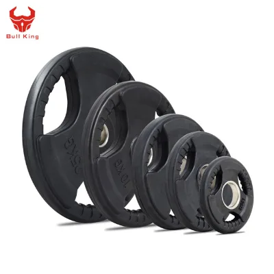 3 Grips Rubber Barbell Plate Weight Plate