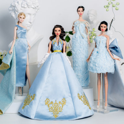 Factory OEM Custom Fashion Doll Outfits Dress Wholesale Custom 11.5inch Doll Dress for Dolls
