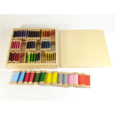 Montessori early education toy Third Box Of Wooden Color Tablets