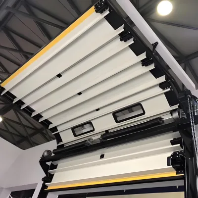 Soft Rapid Doors On-site Measurement Installation Free Design Plan Fireproof Guaranteed Industrial Customized Lift Doors