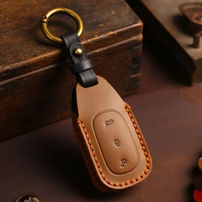 The key case is made of high-end top-grain cowhide specially designed for the 2021 Ideal one key case
