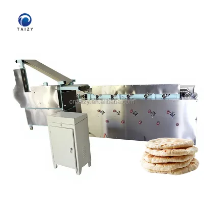 Full Automatic Arabic Bread Maker Lavash Pita Bread Production Line Tunnel Oven Tortilla Roti Making Machine