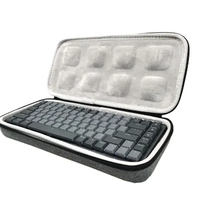 Custom Waterproof Storage Zipper Protective Hard EVA Carrying Case for Mechanical Gaming Keyboard