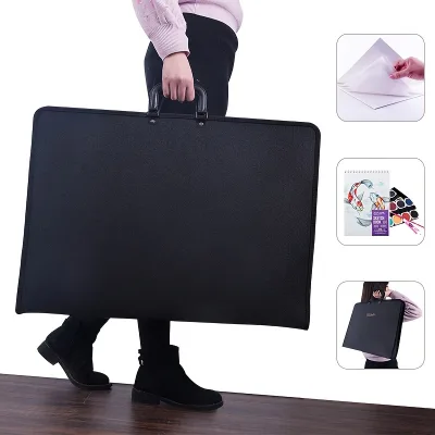 Large A2 45X 62 cm Hard Cover Art Portfolio Presentation Ring Binder and Painting Storage Bag PP Waterproof Filing Products